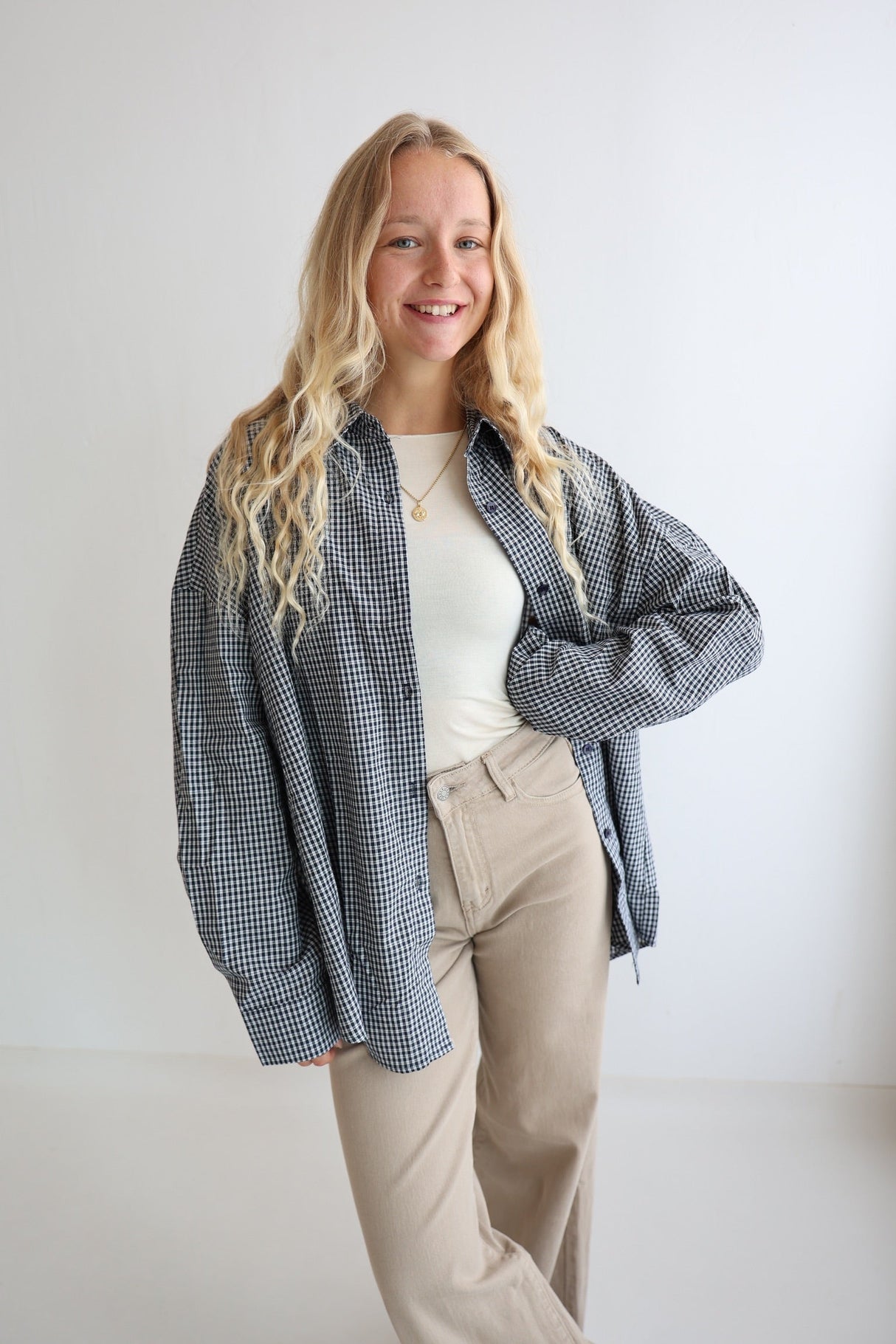 Oversize Plaid Shirt