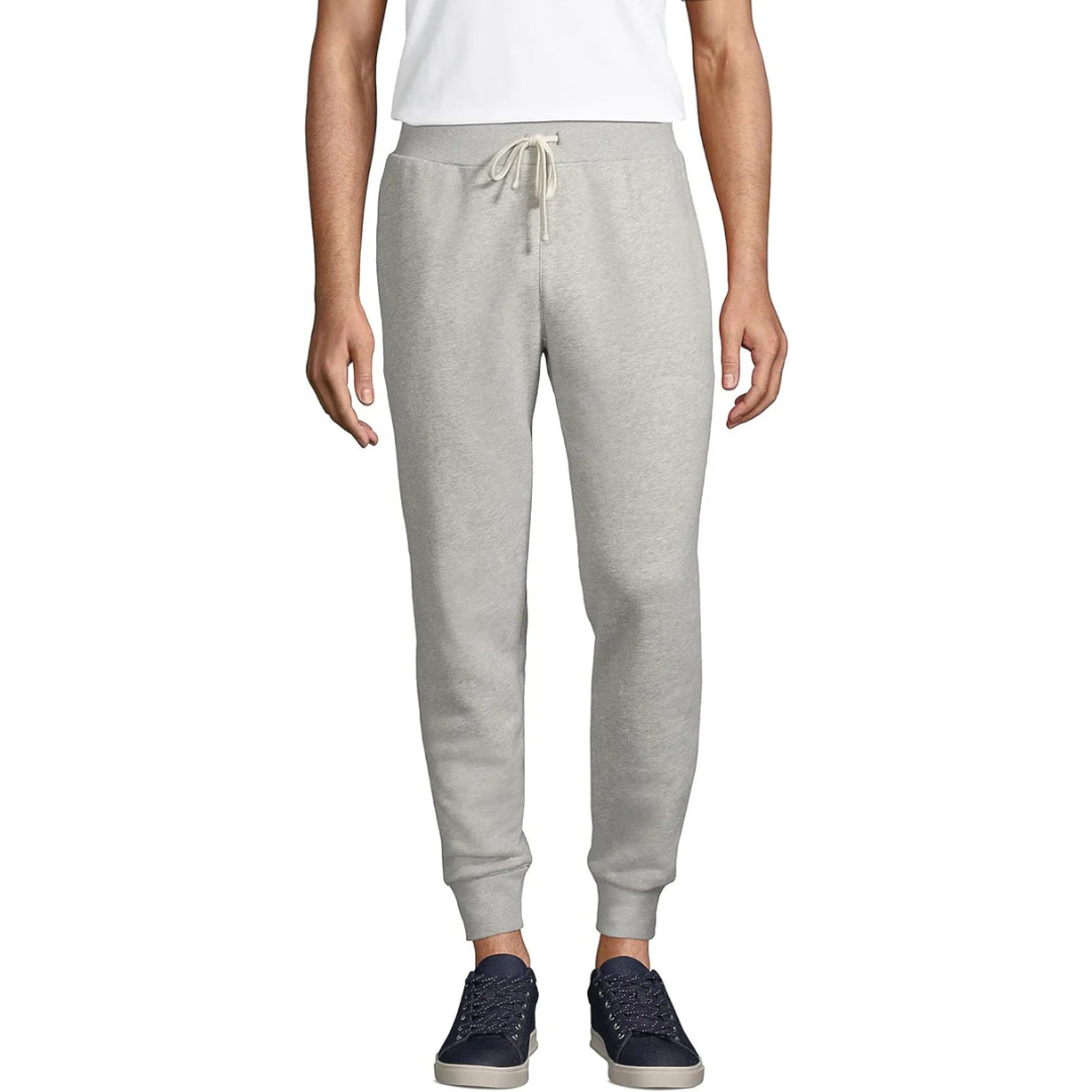 Lands' End Men's Serious Sweatspants Gray Heather 5120259