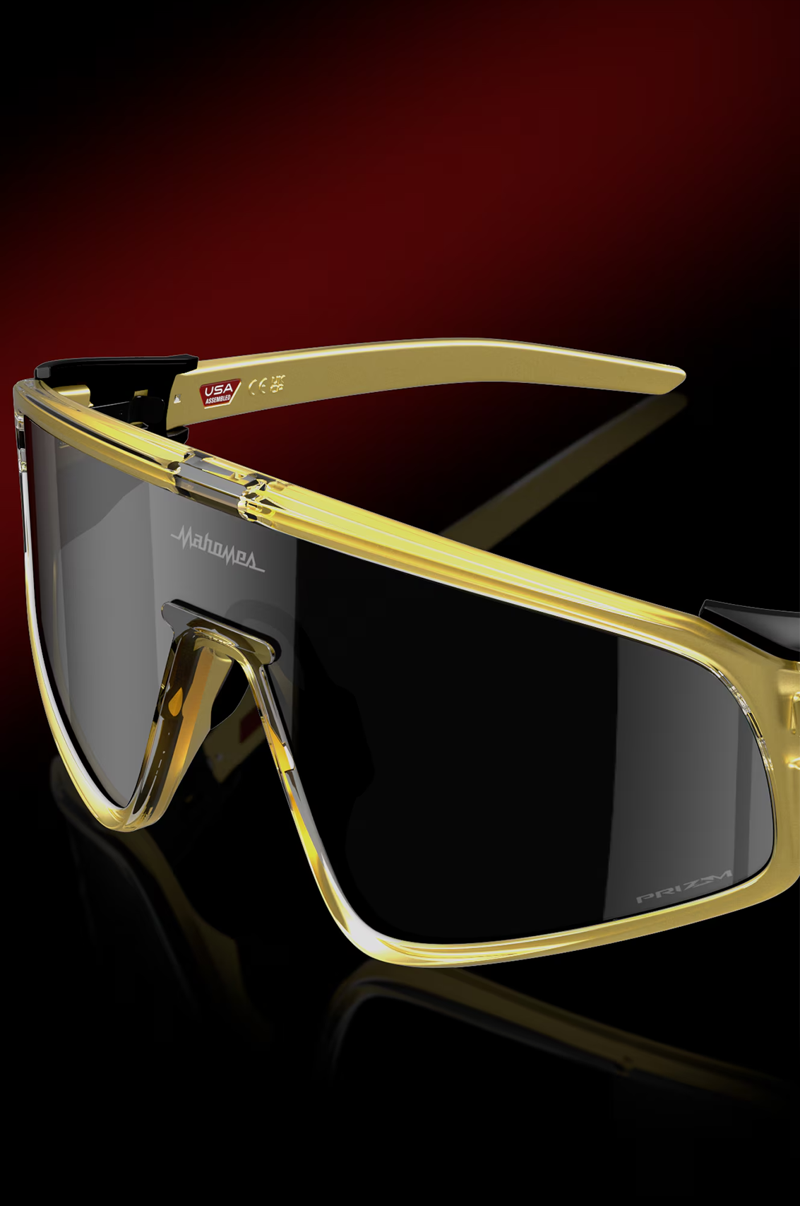 Oakley Latch Panel Patrick Mahomes II Collection Prizm Black Sunglasses