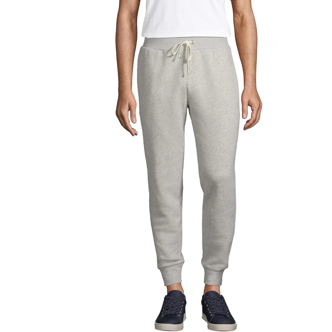 Lands' End Men's Serious Sweatspants Gray Heather 5120259